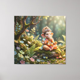 Impressão Em Tela Ganesha
