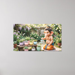 Impressão Em Tela Ganesha