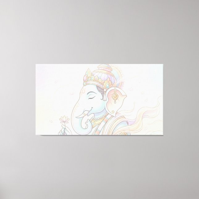 Impressão Em Tela Ganesha (Frente)