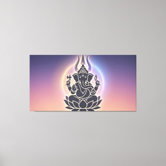 Impressão Em Tela Ganesha (Frente)