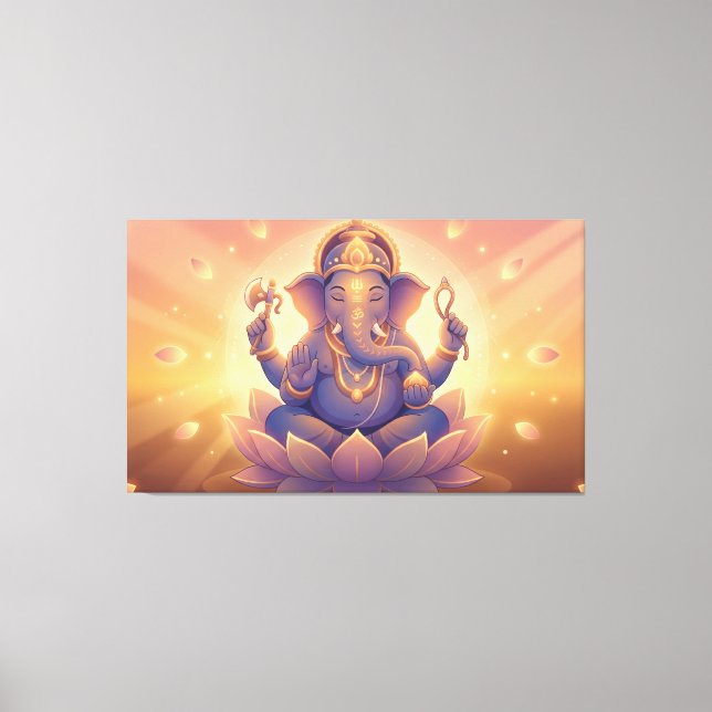 Impressão Em Tela Ganesha (Frente)