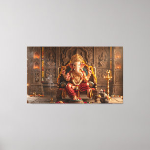 Impressão Em Tela Ganesha