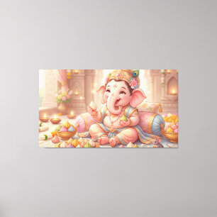 Impressão Em Tela Ganesha