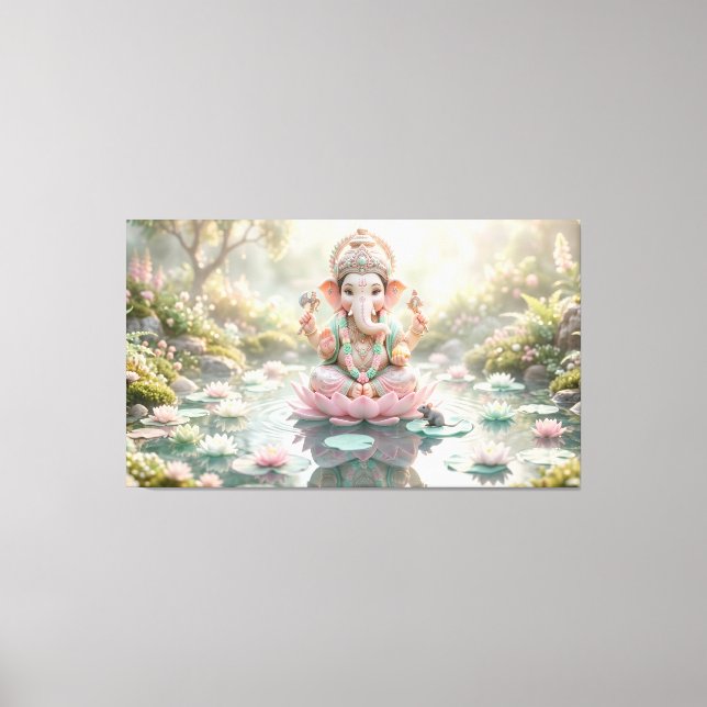 Impressão Em Tela Ganesha (Frente)