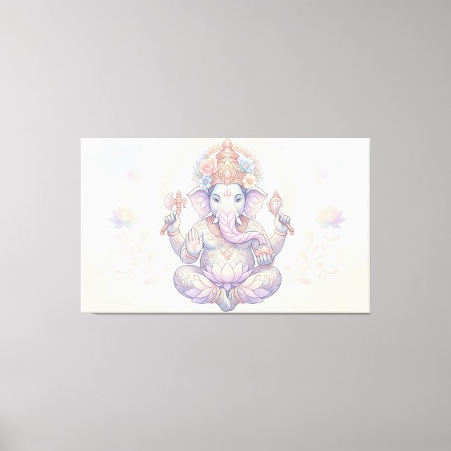 Impressão Em Tela Ganesha (Frente)