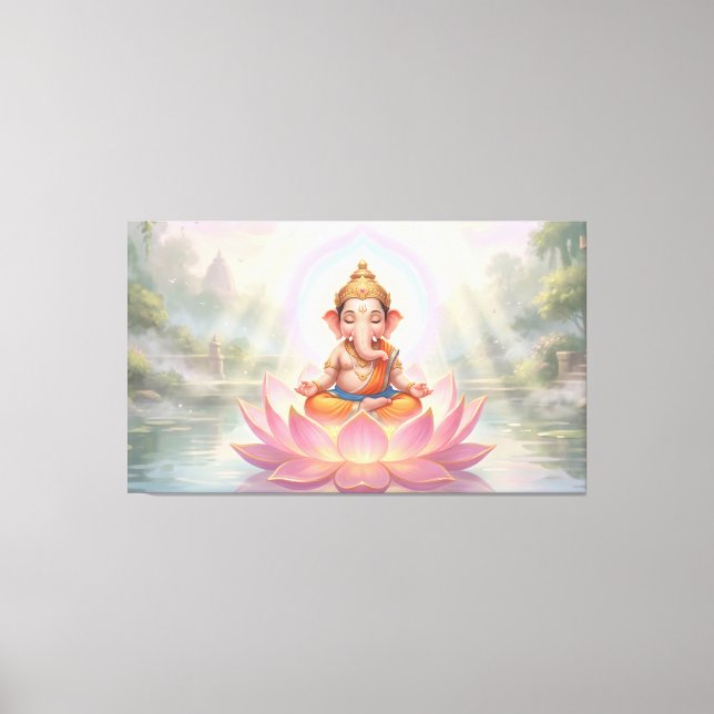 Impressão Em Tela Ganesha (Frente)