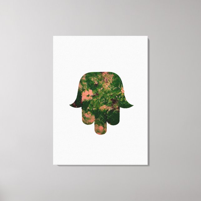 Impressão Em Tela Garden Hamsa Balloon Painting Studio Art  (Frente)