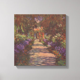 Impressão Em Tela Garden Way - Claude Monet - c1902