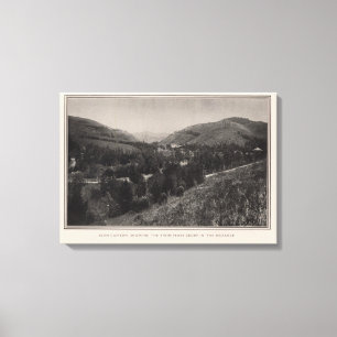 Impressão Em Tela Garganta do vale, picos gêmeos, San Francisco