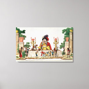 Impressão Em Tela Gargantua em sua ceia pequena, c.1800