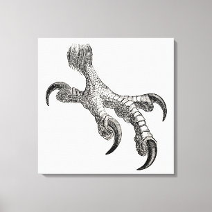 Impressão Em Tela Garras personalizadas garra do pássaro da águia