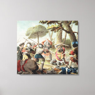 Impressão Em Tela Gaston de Foix (1488-1512) massacrado na batalha