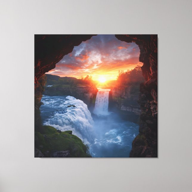 Impressão Em Tela Gateway para o Wild - Adventure Landscape Photogra (Frente)