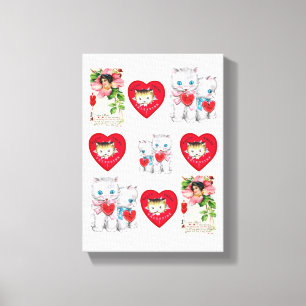 Impressão Em Tela Gatilho de Namorados de Impressão de Tela Esticada