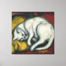 Impressão Em Tela Gato Branco, Franz Marc