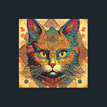 Impressão Em Tela Gato de estilo Vintage Pop Art Louis Wain<br><div class="desc">Gato de estilo Vintage Pop Art Louis Wain</div>