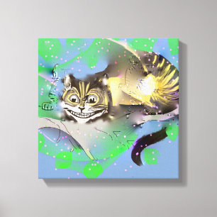 Impressão Em Tela Gato do desvanecimento Cheshire