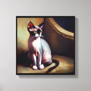 Impressão Em Tela Gato Donskoy