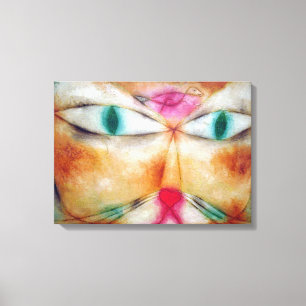 Impressão Em Tela Gato e pássaro, Paul Klee