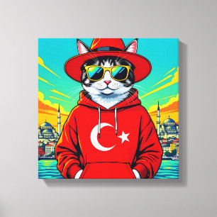 IMPRESSÃO EM TELA GATO EGEU - GATO GRANDE DA CIDADE 2
