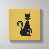 Gato Negro Elegante