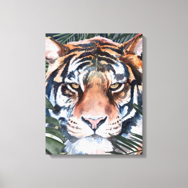 Impressão Em Tela Gato Selvagem - Tigre (Frente)