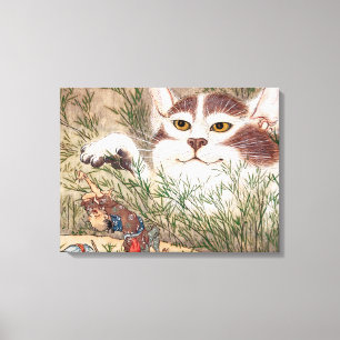 Impressão Em Tela Gato sobrenatural