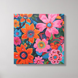 Impressão Em Tela Gauguin inspirado em forma rosa