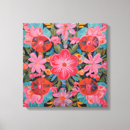 Impressão Em Tela Gauguin inspirado em forma rosa