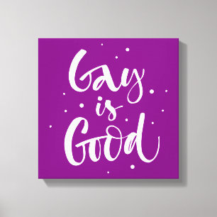 Impressão Em Tela Gay é bom