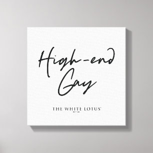 Impressão Em Tela Gay high-end - O Lotus Branco