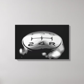 Impressão Em Tela Gear Knob de um Carro Esportivo de Luxo Design sim