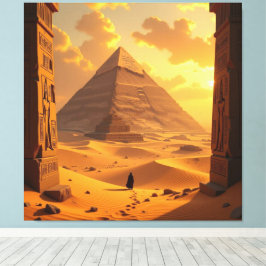 Impressão Em Tela Geheimnisse der Pyramiden – Zeitlose Monumente des