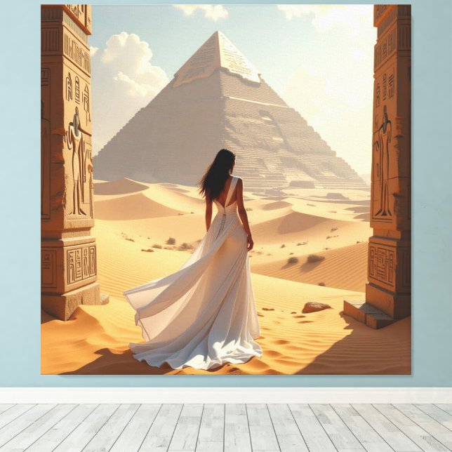 Impressão Em Tela Geheimnisse der Pyramiden – Zeitlose Monumente des (Insitu(piso de madeira))