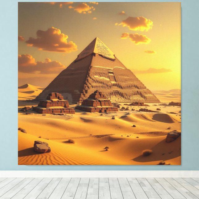 Impressão Em Tela Geheimnisse der Pyramiden – Zeitlose Monumente des (Insitu(piso de madeira))