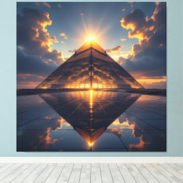 Impressão Em Tela Geheimnisse der Pyramiden – Zeitlose Monumente des