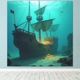 Impressão Em Tela Geisterschiff der Piraten  