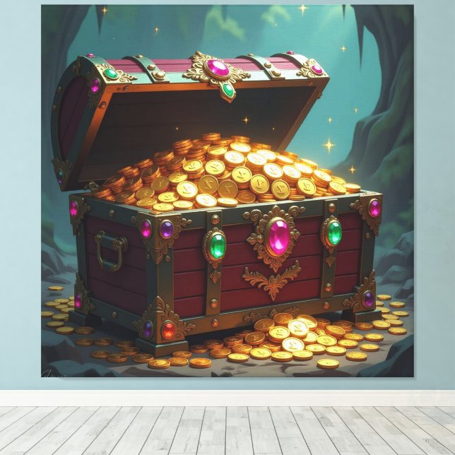 Impressão Em Tela Geisterschiff der Piraten   (Insitu(piso de madeira))