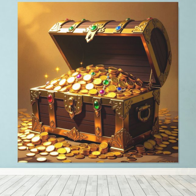 Impressão Em Tela Geisterschiff der Piraten   (Insitu(piso de madeira))