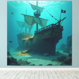 Impressão Em Tela Geisterschiff der Piraten  