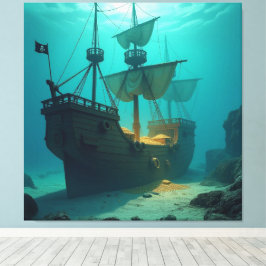 Impressão Em Tela Geisterschiff der Piraten  