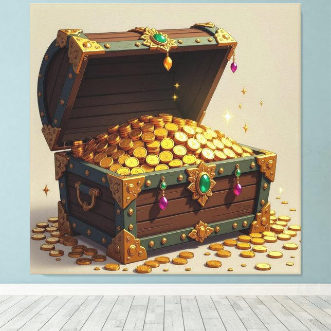 Impressão Em Tela Geisterschiff der Piraten   (Insitu(piso de madeira))