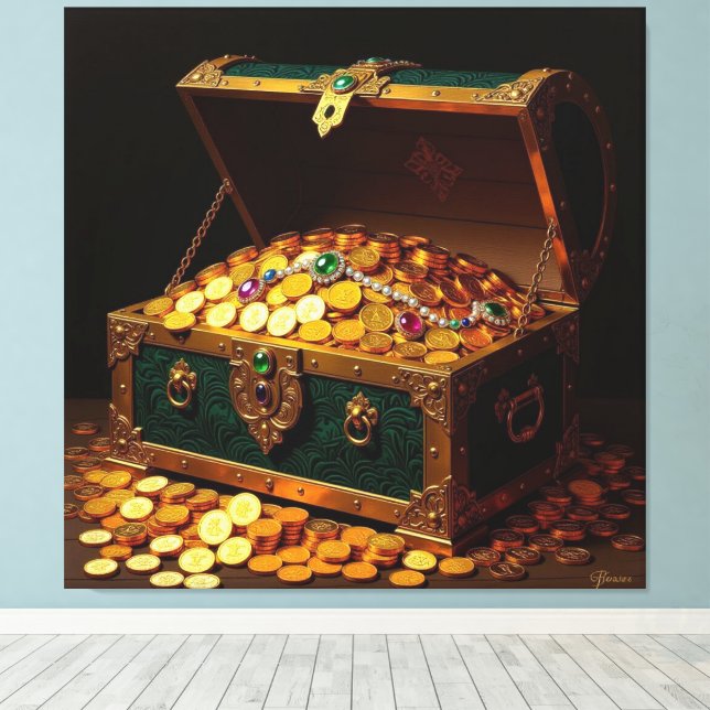 Impressão Em Tela Geisterschiff der Piraten   (Insitu(piso de madeira))