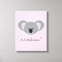 Gelado Koala Bear Austrália Amor Rosa