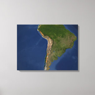 Impressão Em Tela Geleiras nas regiões de Ámérica do Sul