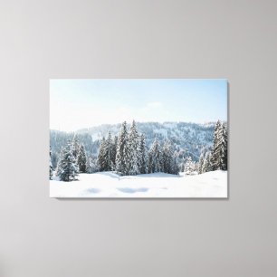 Impressão Em Tela Gelo e neve Allgäu Bavaria Alemanha