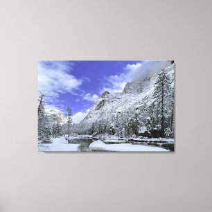 Impressão Em Tela Gelo e neve   Parque Nacional Yosemite