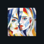 Impressão Em Tela Gêmeos de abstrato modernos<br><div class="desc">Eu ofereço a arte original do autor autêntico digital em um ângulo diferente de olhar para a criação da IA na interação do cheio com a IA usando apenas a criação imediata sem nenhum processamento postado adicional, exceto para a necessária expansão. Assim, você obtém a essência pura do resultado do...</div>