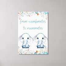 Gêmeos no Útero e Companheiros de Quarto Arte de E