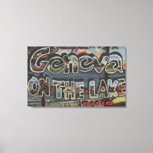 Impressão Em Tela Genebra-em--Lago, Ohio - grandes cenas da letra